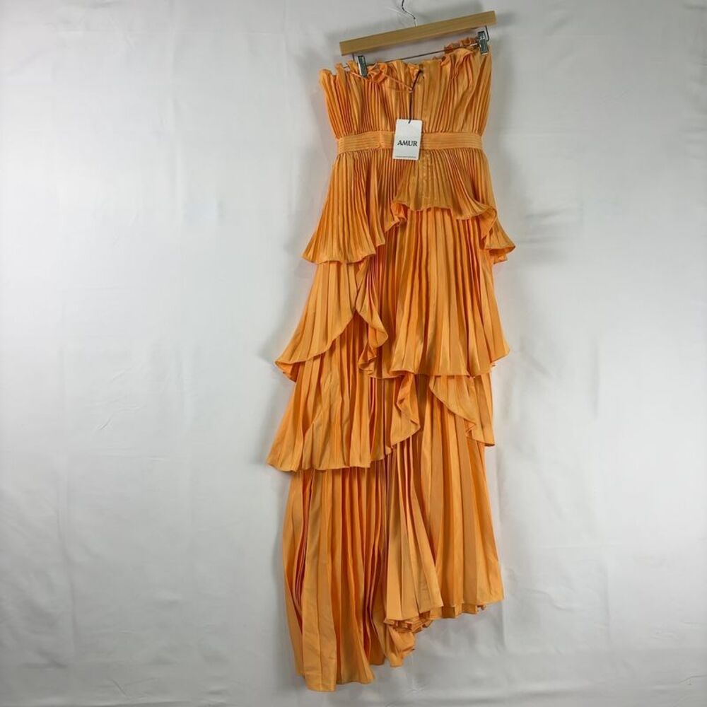 AMUR Janey Tiered Shell Midi Dress - Picture 2 of 3